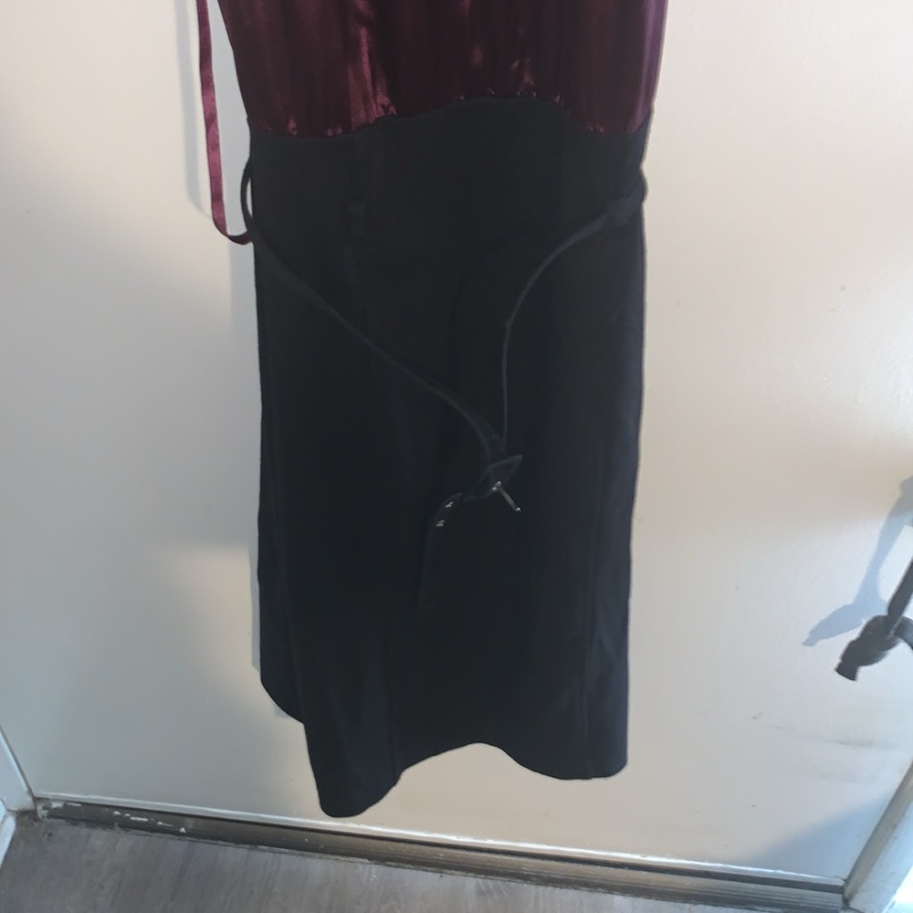 Apt. 9 Sleeveless Ruffle Top Color Block Dress 10 - image 3